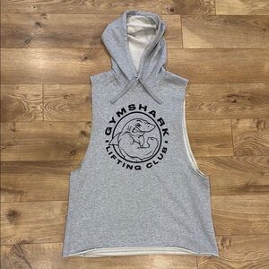 Gymshark Heather Gray Sleeveless Hoodie